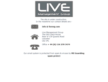 Tablet Screenshot of livemg.com